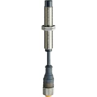 Steute Inductive Sensor, Metal, M12 Thread, Non-Flush Mount, 1M Cable W/M12 Coupling, 4P