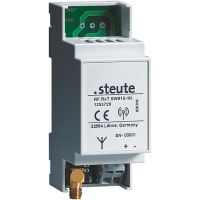 Steute Repeater, Wireless, 1-Level, 915 MHz, LED Indicating Status, Din Rail Mount, 24VDC