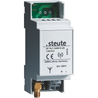 Steute Repeater, Wireless, 2-Level, 915 MHz, LED Indicating Status, Din Rail Mount, 24VDC