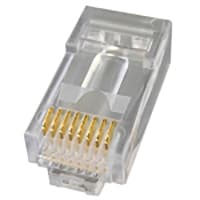 Stewart Connector CAT6/CAT5e Plug, 8 Position, Conductor Size .036-.042 In, Qwik RJ45 Series