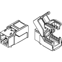 Stewart Connector Bel Cat 6 Unsheilded Tool-Less Keystone Jack