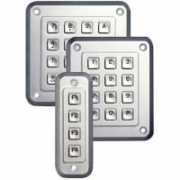 Storm Interface Keypad;Anti-Vandal;16Key;Calculator;Chromed Die-Cast Zinc;IP65;Permanent Legends