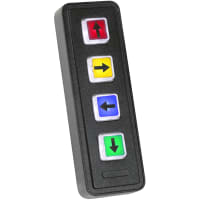 Storm Interface Keypad;Rugged;4 Key;Illuminated;Includes Tile Set A:Arrows, #'s, Symbols;IP65