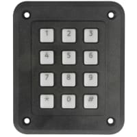 Storm Interface Keypad;Robust;12 Key;Telephone Layout;Plastic;IP54;Engraved Legends