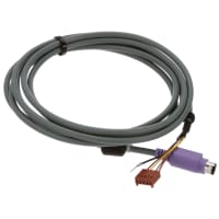 Storm Interface Accessory, 2.5m Straight Cable W/Grommet and MiniDin, PS/2, Blue/Gray, 1200 Series