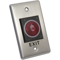 Storm Interface Switch;Illuminated;Door Access;Touch-Free Exit;Use With Storm AXS Products