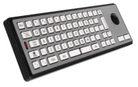 Storm Interface Keyboard&Polymer T/B;AntiVandal;63 Wht Polymar Keys;Stainless Steel Top;IP65;USB