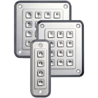 Storm Interface Keypad;Anti-Vandal;4 Key;Arrow Key;Chromed Die-Cast Zinc;IP65;Permanent Legends