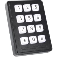 Storm Interface Keypad;Rugged;12 Key;Illuminated;White w/Black Markings;IP65 Sealed