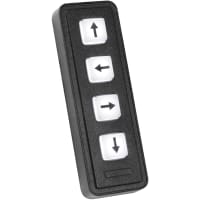 Storm Interface Keypad;Rugged;4 Key;Illuminated;White w/Black Markings;IP65 Sealed