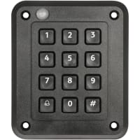 Storm Interface Keypad;Rugged;Door Access;AXS Strike Master;Non-Illum;12 Key;Polymer;Black;IP65