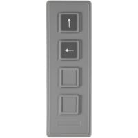 Storm Interface Keypad;Silicone Rubber;IP67;4 Key;Customizable Legends;Gray;24VDC;50mA