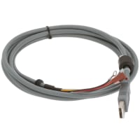 Storm Interface Accessory, 2.5m Straight Cable W/Grommet and Connector, USB, Blue/Gray, 1200 Series