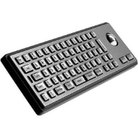 Storm Interface Keyboard, w/Trackball, USB-PS/2, SST, 63 Metal Keys, Vandal Resistant, IP65 Sealed