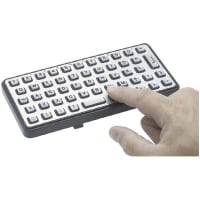 Storm Interface Keyboard, Miniature, USB-PS/2, SST, 53Keys, VandalResistant, RFI/EMI, 1200Series