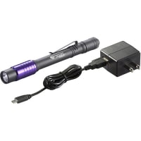 Streamlight Stylus Pro USB UV with 120V AC adapter, USB cord, nylon holster