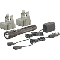 Streamlight PolyStinger DS LED - 120V AC/DC Fast Charge - 2 holders - Black