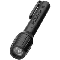 Streamlight 3N LED with White LEDs and alkaline batteries. Clam packaged. Black