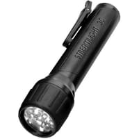 Streamlight 3C LED with White LEDs without alkaline batteries. Clam packaged. Black