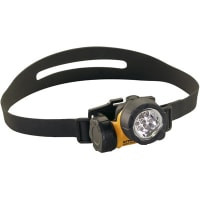 Streamlight Septor HAZ-LO Div. 1 with alkaline batteries. Rubber & Elastic straps. Yellow