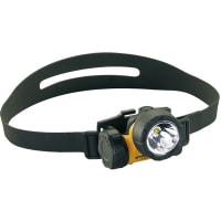 Streamlight Argo HAZ-LO Div. 1 with alkaline batteries. Rubber & Elastic Straps. Yellow