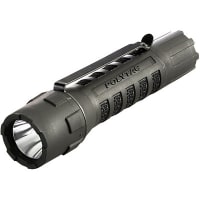 Streamlight PolyTac with lithium batteries. Clam packaged. Black