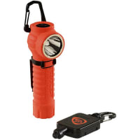 Streamlight PolyTac 90 with Gear Keeper and lithium batteries - Orange