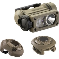 Streamlight Sidewndr Cmpct Military-White, Red, Blue, IR LEDs; helmet mt, rail mt & lith batt