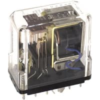 Struthers-Dunn Relay, 10 A, 120 VAC, 120 VAC, DPDT, 3.062 in. L x 1.468 in. W x 3.406 in. H