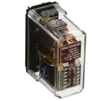 Struthers-Dunn Non-Latching Power Relay, 4PDT, 10 A, 240VAC, Plug-In Terminal, 219 Series