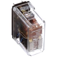 Struthers-Dunn Relay, 10 A, 120 VAC, 24 VDC, 4PDT, 3.062 in. L x 1.468 in. W x 3.406 in. H