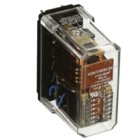 Struthers-Dunn Non-Latching Power Relay, 4PST-NO/DPST-NC, 10A, 125VDC, Plug-In, 219 Series