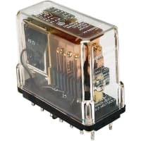 Struthers-Dunn Relay, E-Mech, Industrial, DPDT-NO, Cur-Rtg5, 10A, Ctrl-V 120AC, Plug-In, 12 Pin