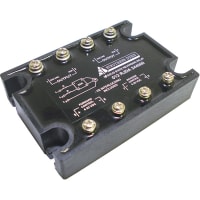 Struthers-Dunn RELAY, SOLID STATE, 25 AMP, ZERO CROSS, MOTOR REVERSING WITH TRIAC, 4-32VDC INPUT