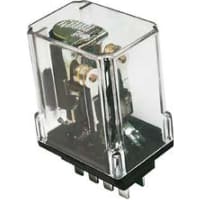 Struthers-Dunn Relay;E-Mech;Flash Transfer;DPDT;Cur-Rtg 30/20AAC/ADC;Ctrl-V 120AC;Plug-In;8 Pin