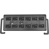 Struthers-Dunn Socket, Relay; 12-Pin Socket with Mounting Clips, style C