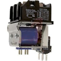 Struthers-Dunn Contactor, 15 A, 120 VAC, 30 VDC, Quick Connect, 50 ms, 30 ms, 14 VA, 4.6 W