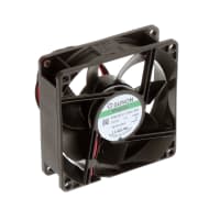 Sunon Fans DC Fan, 24V Air Flow 41CFm Power 1.56W 65mA 33dB(A) Leadwires