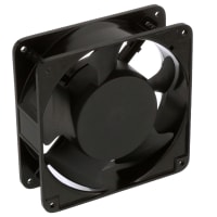 Sunon Fans AC Fan, 220-240V, 120x120x38mm, 117CFM, 50dBA, 21W, 3150RPM, Terminals