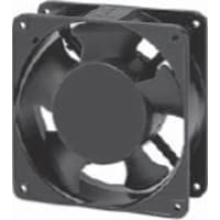 Sunon Fans AC Fan, 115V, 120x120x38mm, 95/115CFM, 22/20W, 44/49dBA, 3100RPM, Terminals