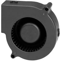 Sunon Fans Blower, Dual Ball Bearing, 2.95 x 2.95 In., 7.5 CFM, 1900 RPM, 1 W, 0.2 Lbs