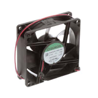 Sunon Fans DC Fan, 12V Air Flow 37CFm Power 1.42W 118mA 30dB(A) Leadwires