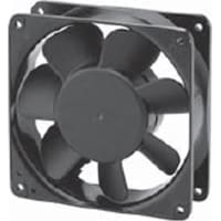 Sunon Fans AC Fan, 115V, 120x120x38mm, 112/124CFM, 23/21W, 43/46dBA, Wire Leads