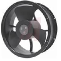 Sunon Fans AC Fan, 220-240V, 254x89, Round, 585CFM, 60dBA, 2100/1900RPM, Terminals