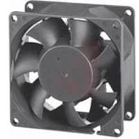 Sunon Fans DC Fan, 12V, 80x80x38mm, 74.5CFM, 6.4W, 51.6dBA, 4900RPM, Wire Leads