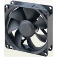 Sunon Fans DC Fan, 12V, 80x80x25mm, 23.7CFM, 0.8W, 22.1dBA, 2000RPM, Wire Leads