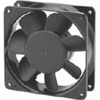 Sunon Fans AC Fan, 115V, 120x120x38mm, 112/124CFM, 23/21W, 44/47dBA, Wire Leads