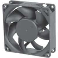 Sunon Fans AC Fan, 115V, 80x80x25mm, 40/41CFM, 3.6W, 32/33dBA, 3300CFM, Wire Leads