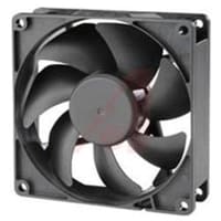 Sunon Fans AC Fan, 230, 92x92x25mm, 30/37CFM, 14.5/14W, 37/40dBA, 2850RPM, Wire Leads