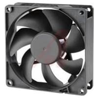 Sunon Fans Fan, AC, 220-240V, 92x92x25mm, Sq, 28/35CFM, 15/14W, 35/38dBA, 2700RPM, Wire Leads